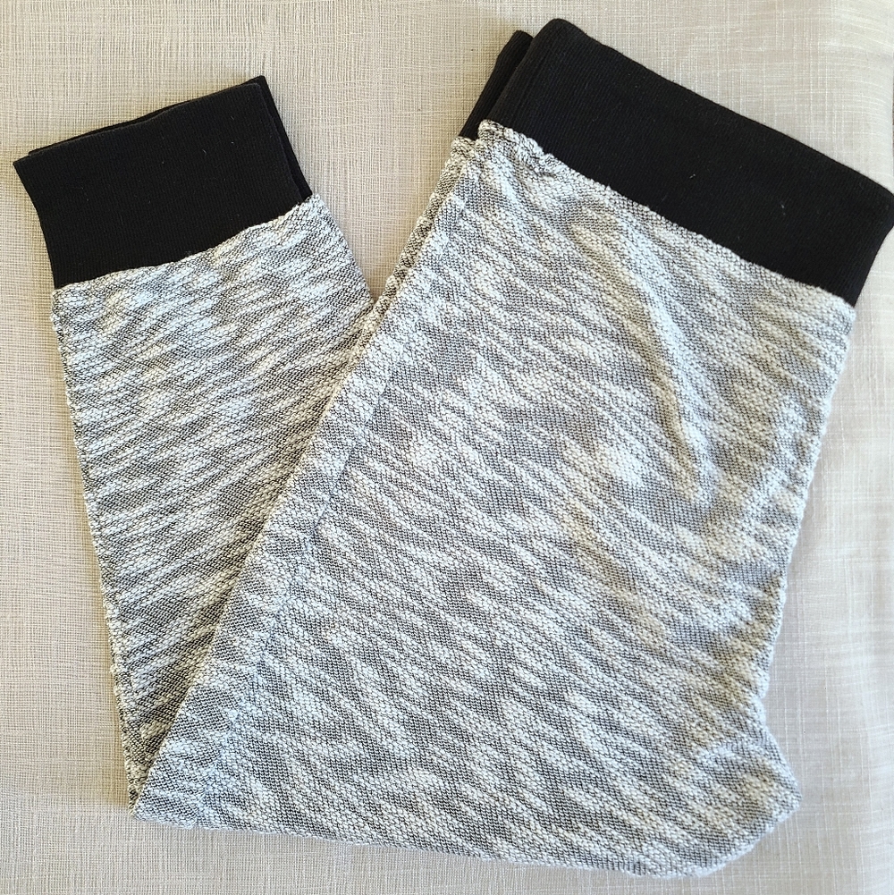 90 Degree By Reflex Gray and Black Joggers - Large